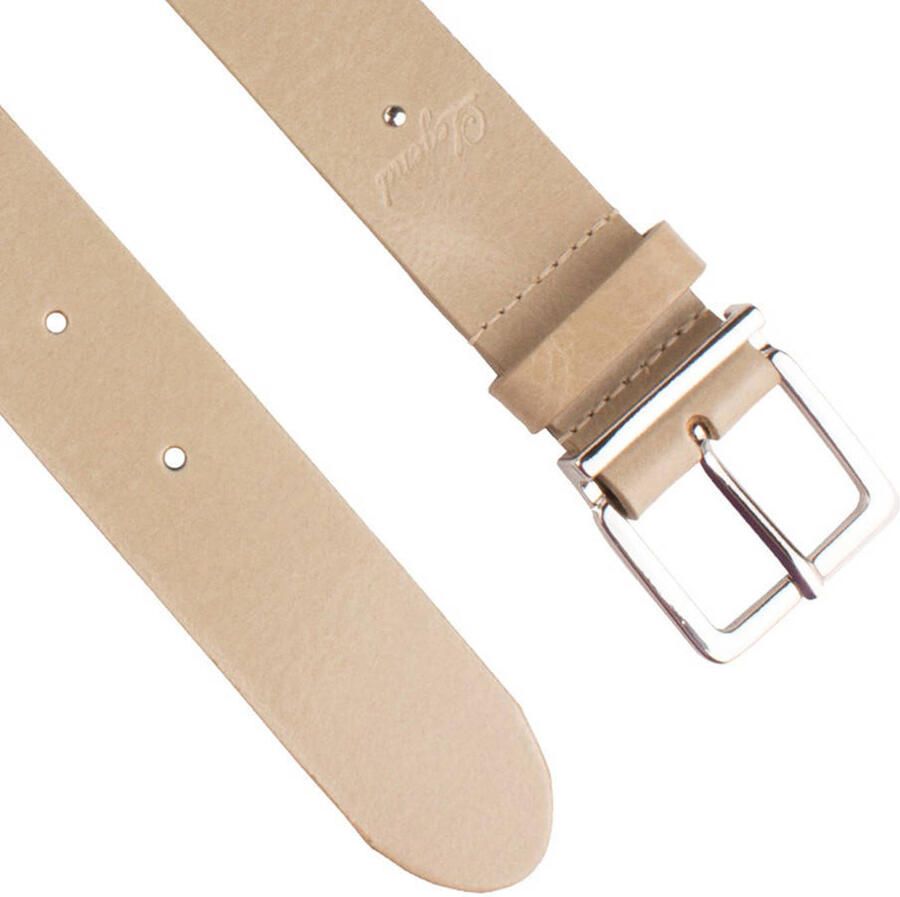 Legend leren riem beige - Foto 2
