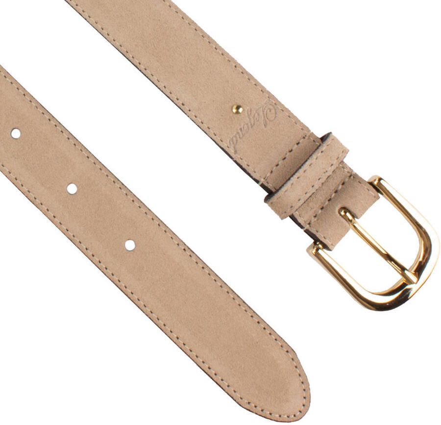 Legend leren riem beige - Foto 2