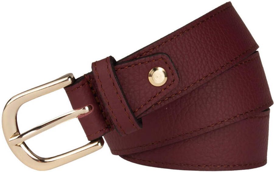 Legend leren riem bordeauxrood