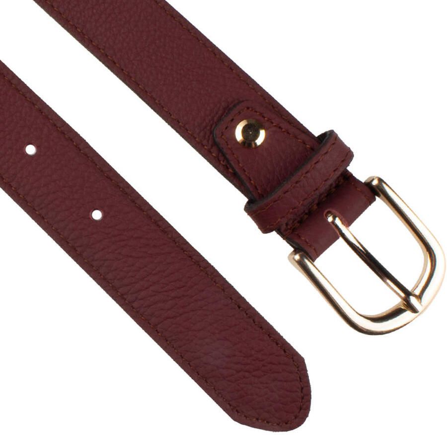 Legend leren riem bordeauxrood - Foto 2