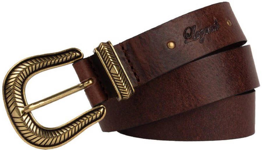 Legend leren riem bruin