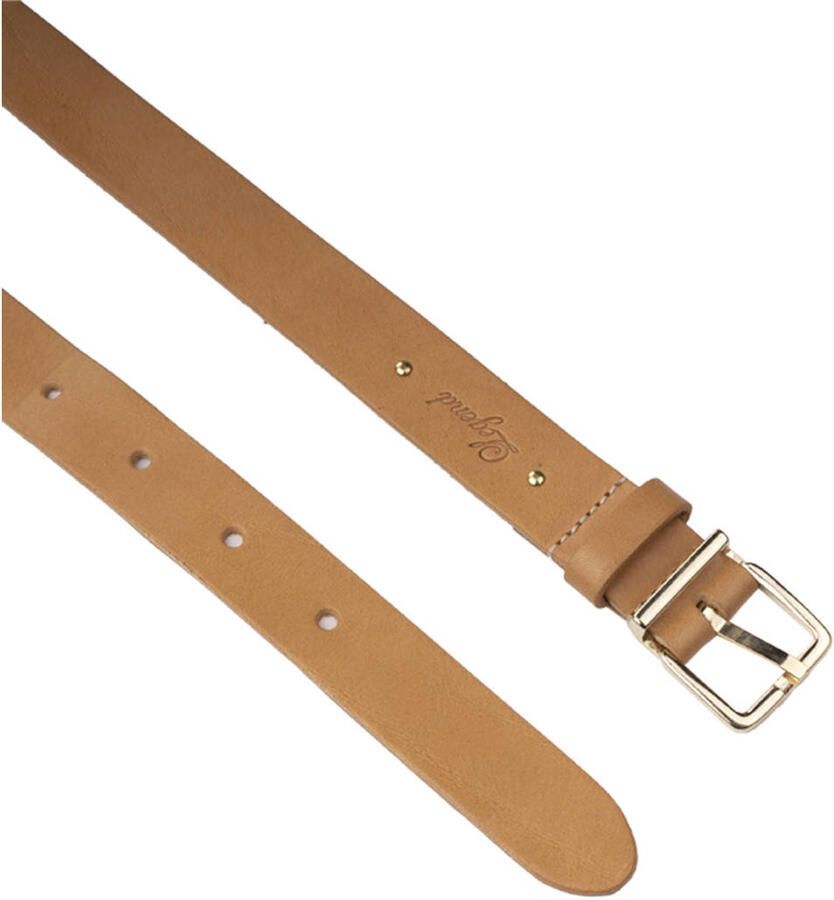 Legend leren riem camel