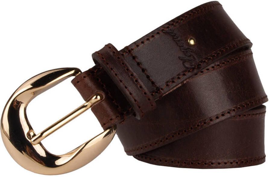 Legend leren riem donkerbruin