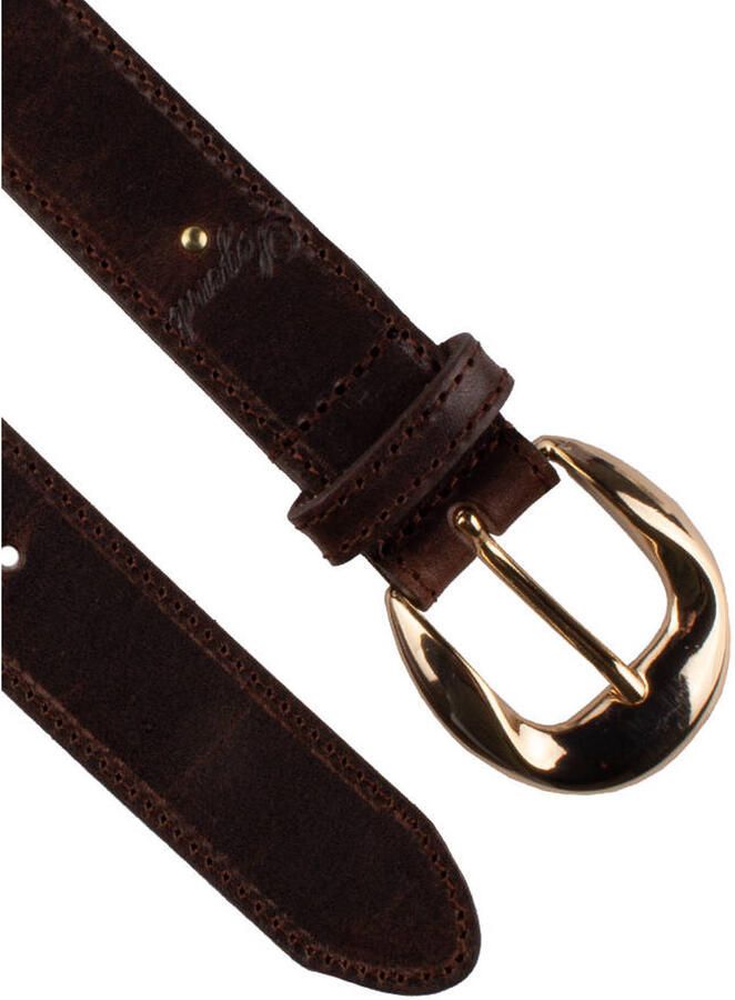 Legend leren riem donkerbruin - Foto 2