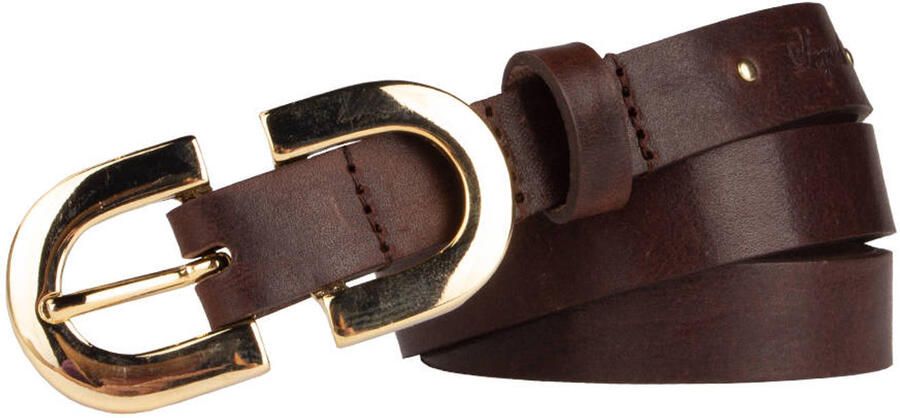 Legend leren riem donkerbruin