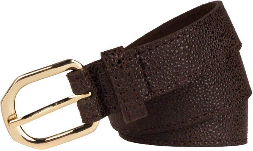 Legend leren riem donkerbruin