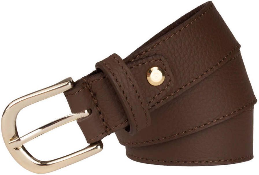Legend leren riem donkerbruin