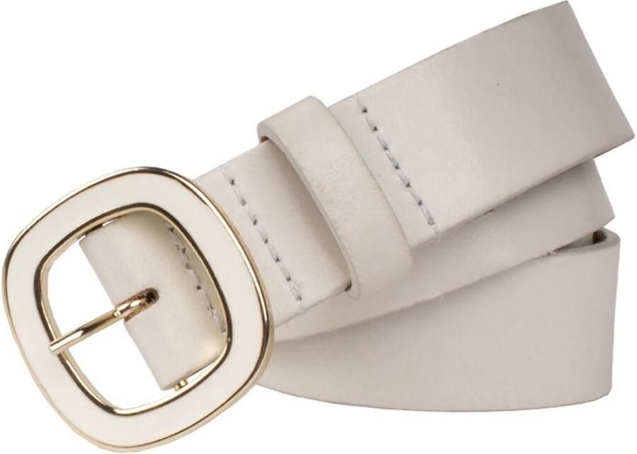 Legend leren riem ecru
