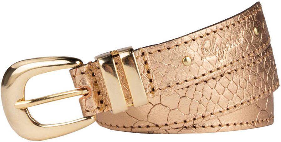 Legend leren riem rosé