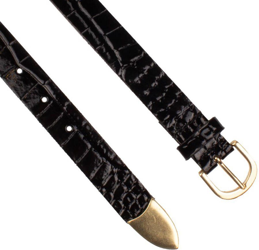 Legend leren riem zwart - Foto 2