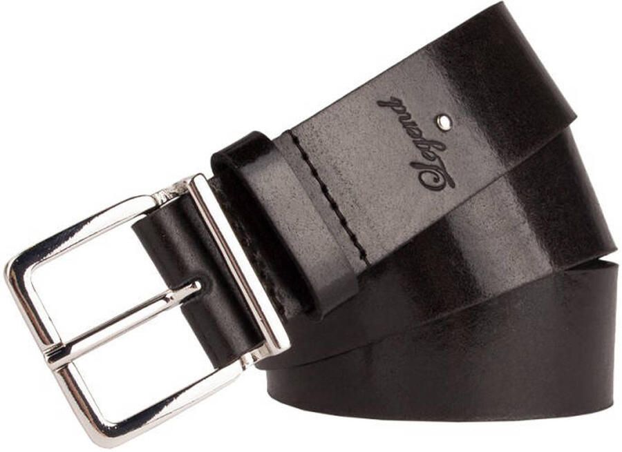 Legend leren riem zwart