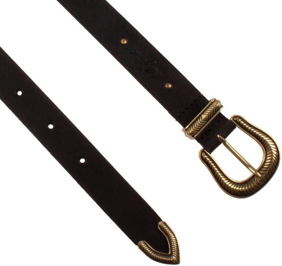 Legend leren riem zwart - Foto 2