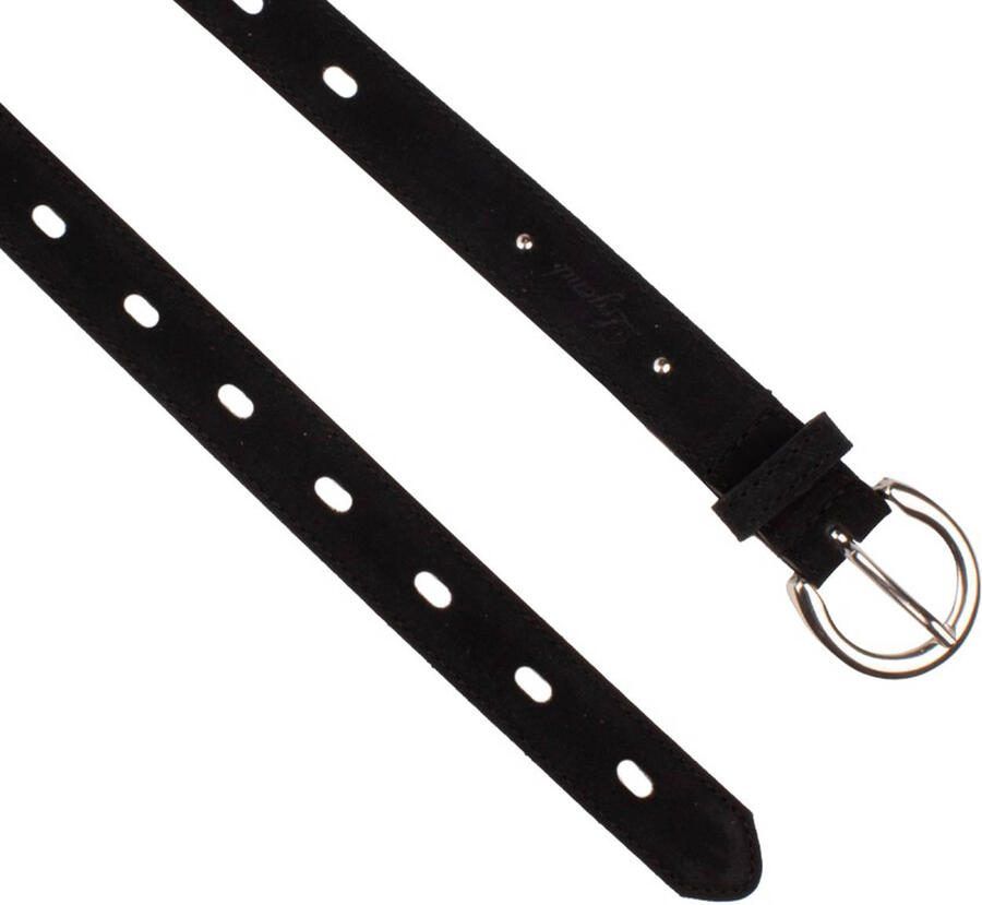 Legend suede riem zwart - Foto 2