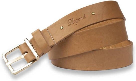 Legend leren riem camel - Foto 2