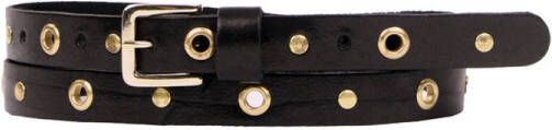 Legend Zwarte Modieuze Studs Riem Black Dames