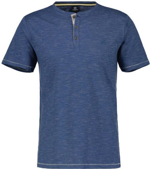 LERROS gemêleerd T-shirt travel blue