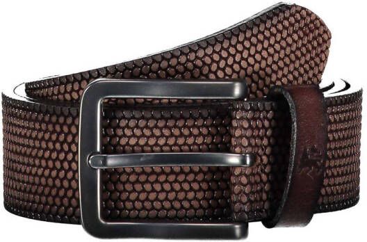 LERROS leren riem donkerbruin