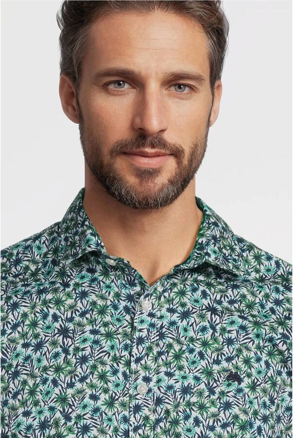 Lerros Overhemd met lange mouwen langarm overhemd bloemig bedrukt - Foto 4
