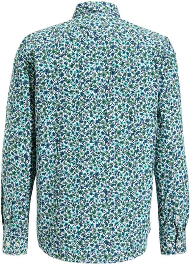 Lerros Overhemd met lange mouwen langarm overhemd bloemig bedrukt