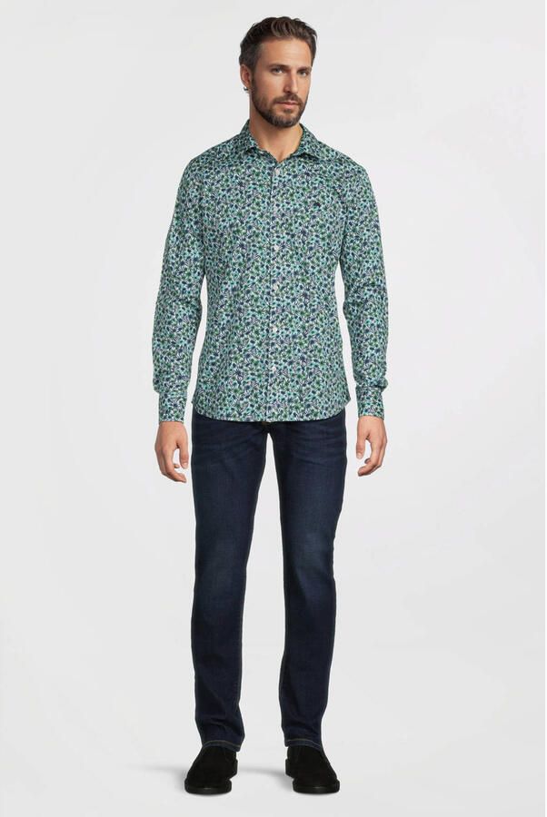 Lerros Overhemd met lange mouwen langarm overhemd bloemig bedrukt - Foto 3
