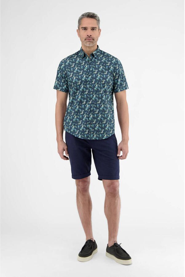 Lerros Regular fit vrijetijdsoverhemd met kentkraag model 'CONCEALLED' - Foto 2