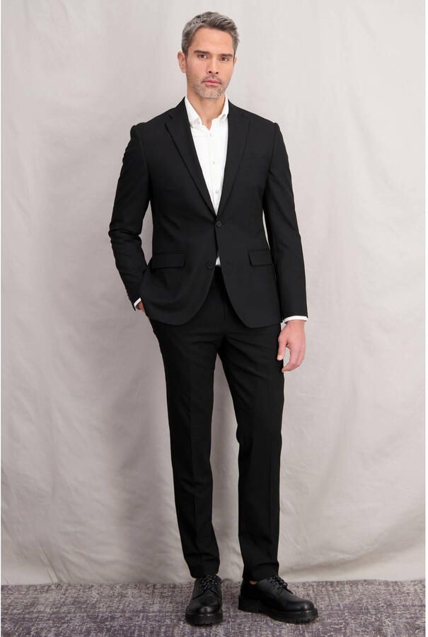 Lerros Goed te combineren broek heren pantalon met stretchpercentage recht gesneden (set)