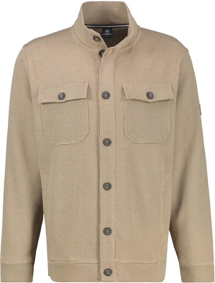 LERROS gebreid vest gravel beige - Foto 2