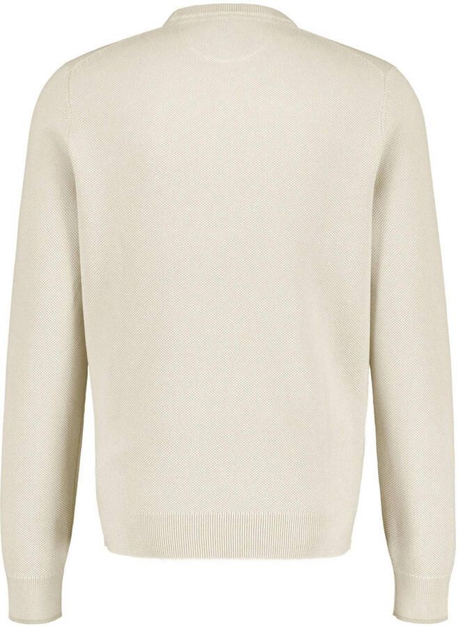 Lerros Gebreide trui lichte gebreide pullover met smalle ribstructuur - Foto 3