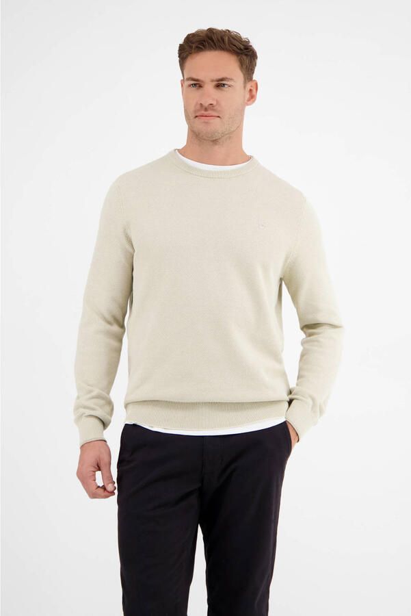 Lerros Gebreide trui lichte gebreide pullover met smalle ribstructuur - Foto 2