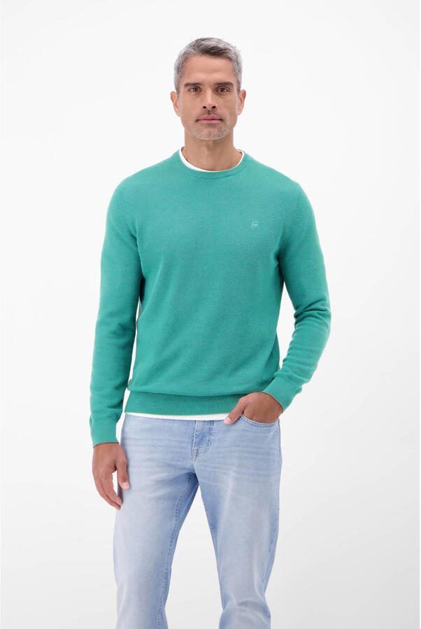 LERROS gebreide trui turquoise