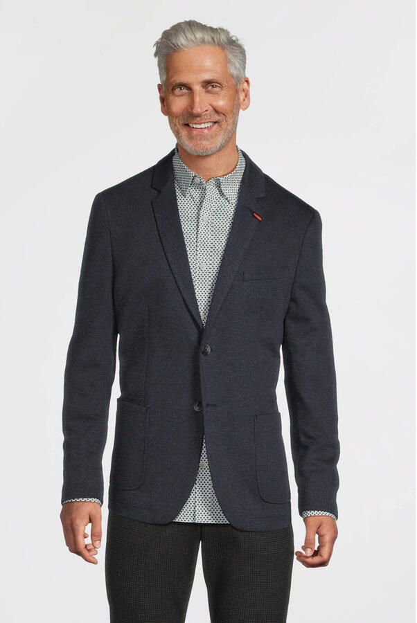 LERROS gemêleerd slim fit colbert classic navy - Foto 2