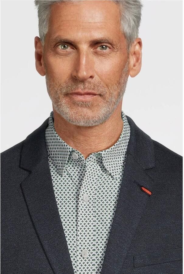 LERROS gemêleerd slim fit colbert classic navy