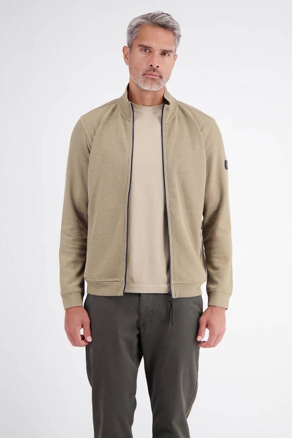 LERROS gemêleerd sweatvest beige