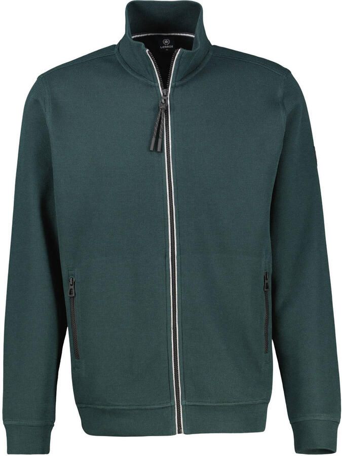 LERROS gemêleerd sweatvest groen
