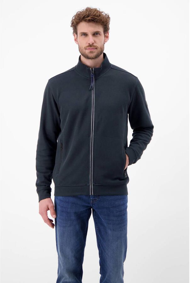 LERROS gemêleerd vest donkerblauw