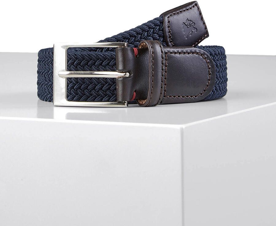 LERROS gevlochten riem Harvey donkerblauw - Foto 3