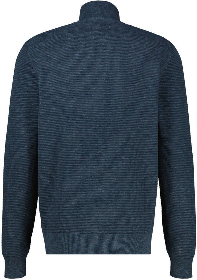 LERROS katoenen gebreid vest donkerblauw - Foto 2