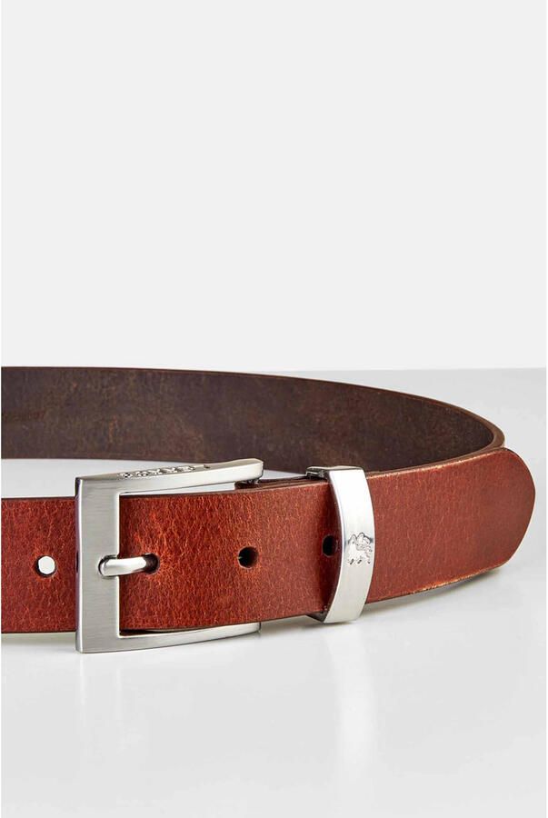 Lerros Leren riem met metalen passant - Foto 3