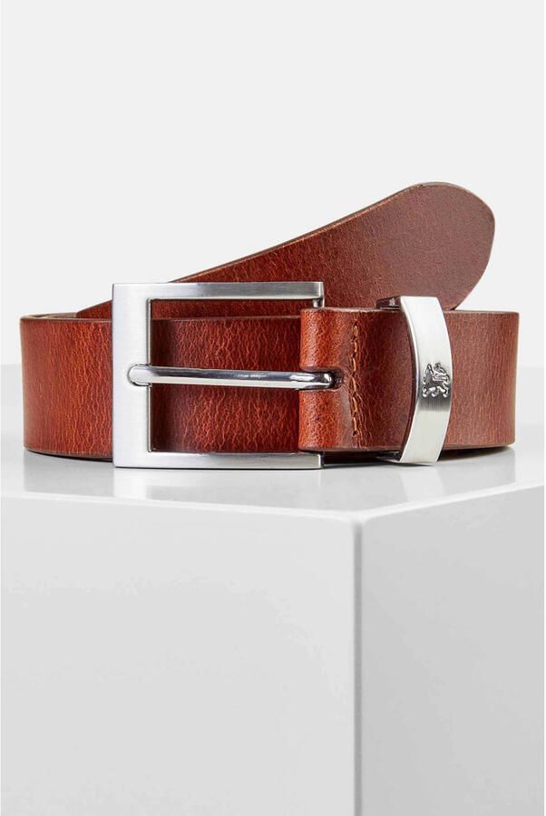 Lerros Leren riem met metalen passant - Foto 2