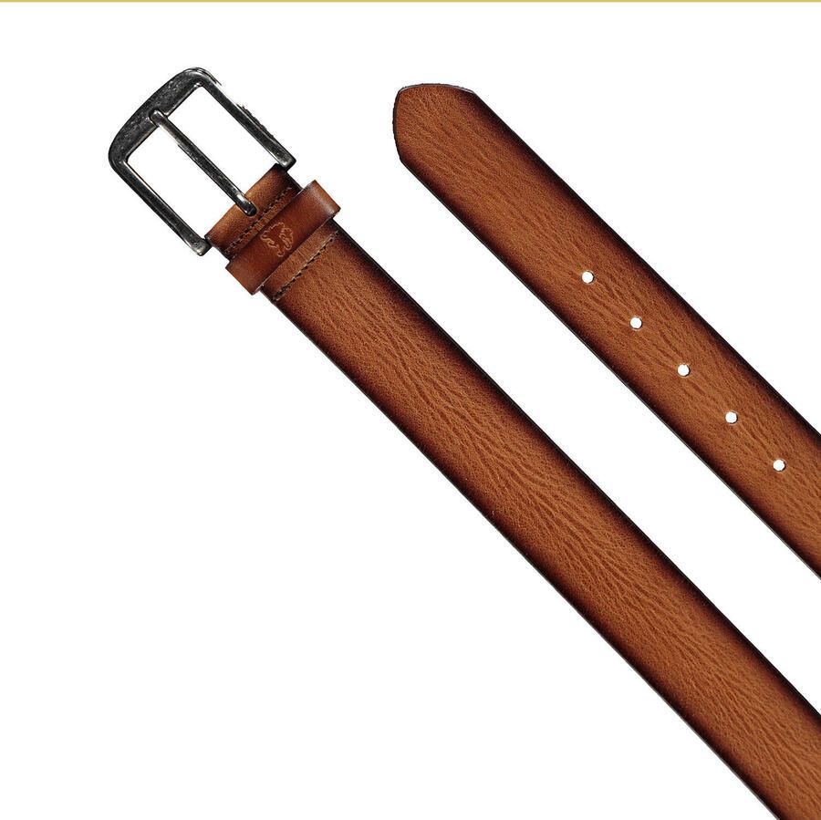 Lerros Leren riem James in heritage look