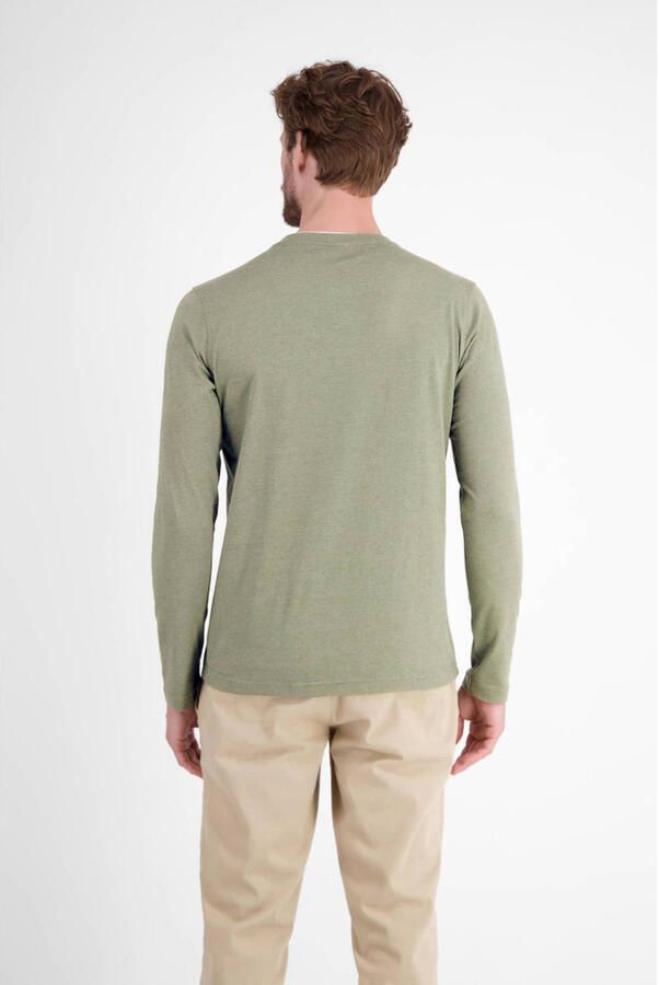 Lerros Sweatshirt Serafino-shirt met lange mouwen voor heren - Foto 2