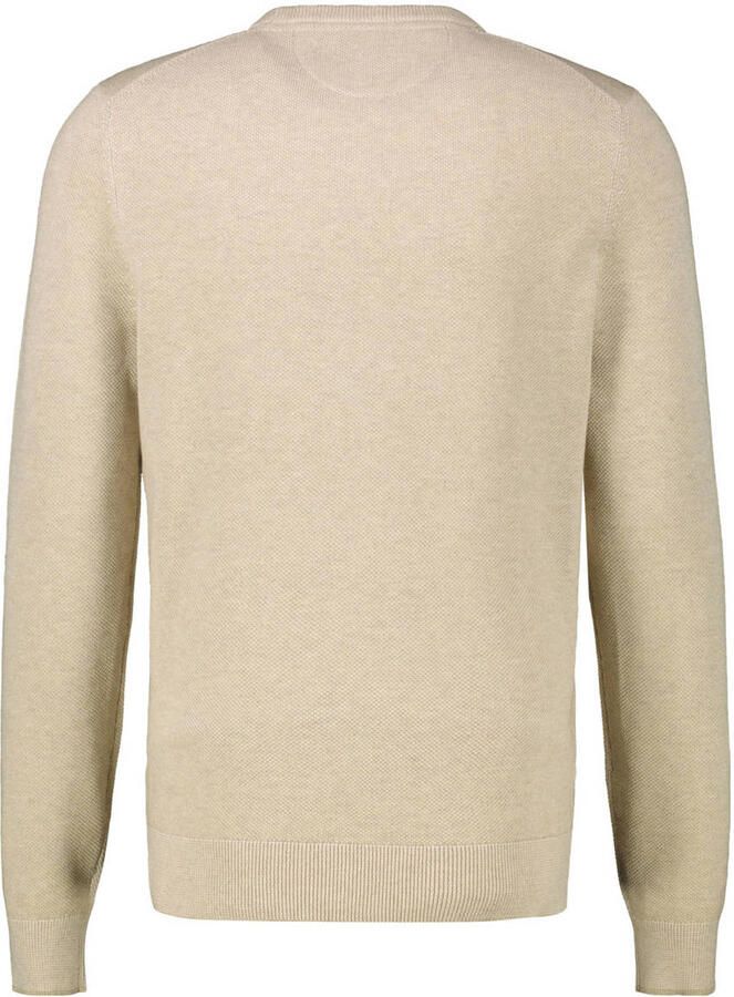 LERROS pullover fijn gebreid beige