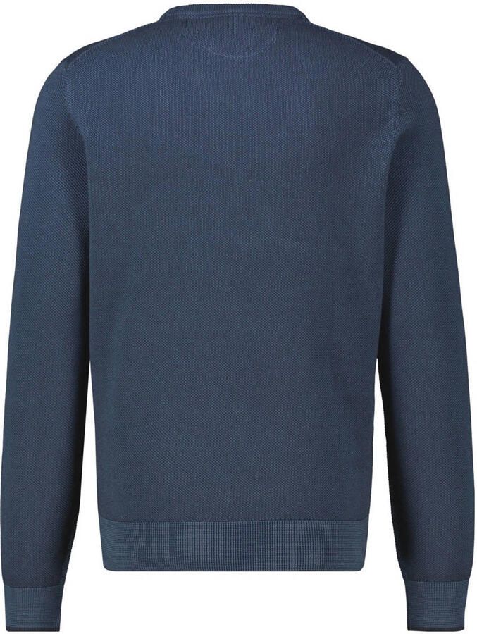 LERROS pullover fijn gebreid donkerblauw