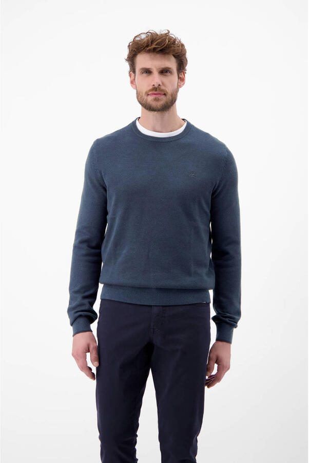 LERROS pullover fijn gebreid donkerblauw - Foto 2