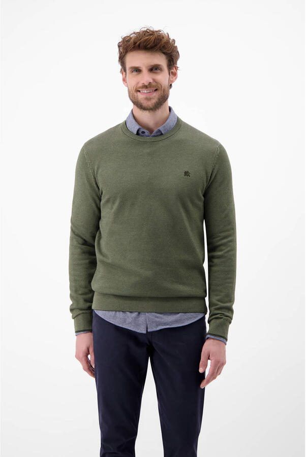 LERROS pullover fijn gebreid groen - Foto 2
