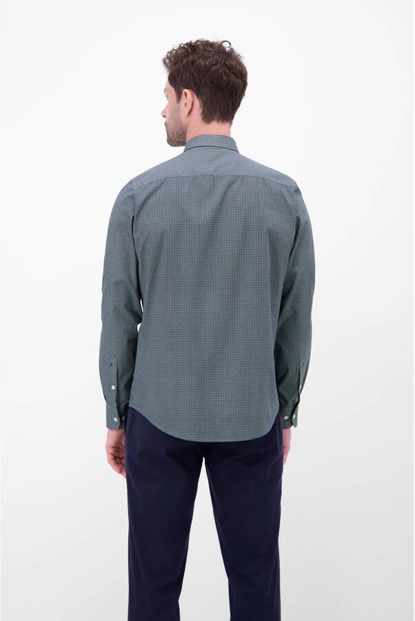 LERROS Regular casual overhemd blauw - Foto 3
