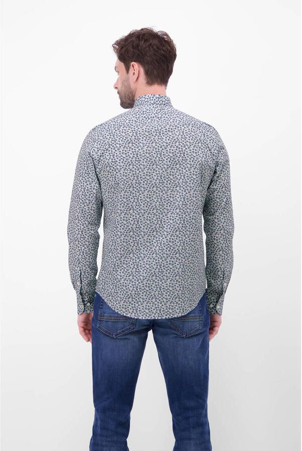 LERROS regular casual overhemd blauw - Foto 2
