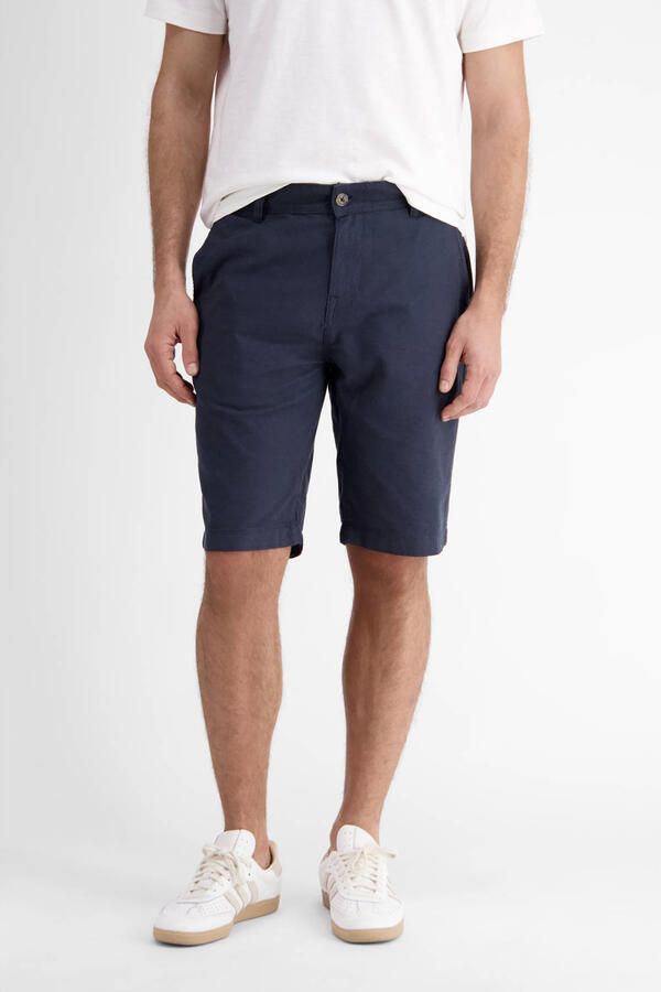 Lerros Chino-short Chino bermuda met linnen - Foto 3