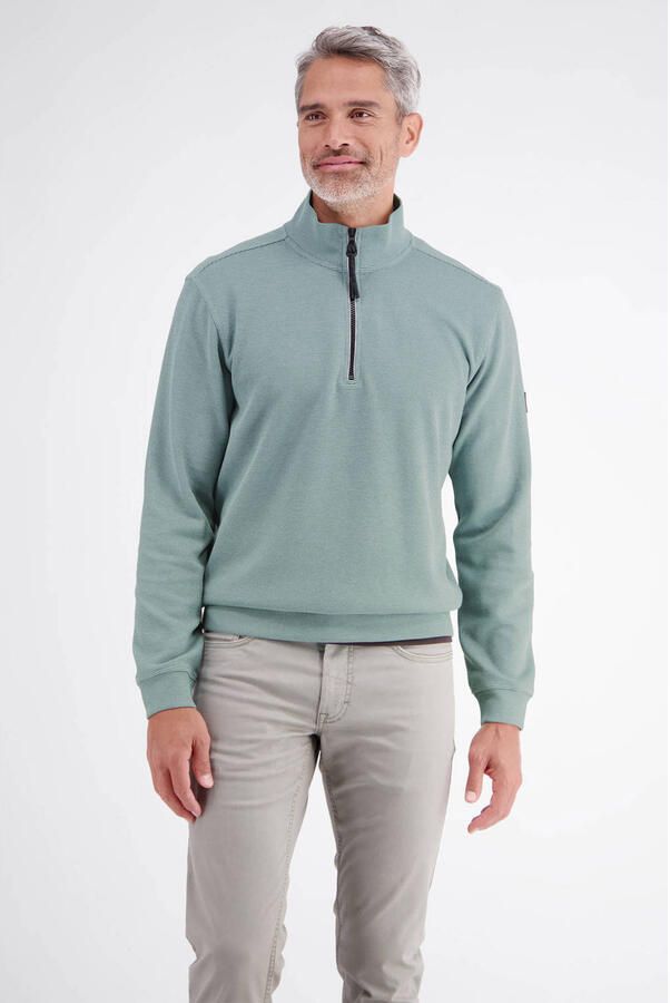 Lerros relaxed fit sweatshirt van katoenmix model 'SELANIK'