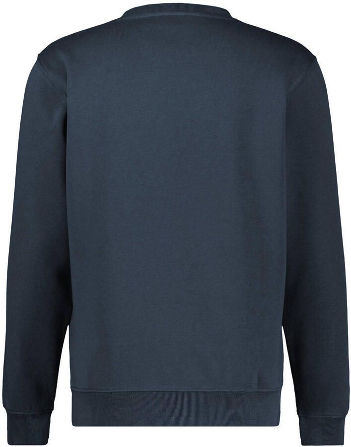 LERROS regular fit gemêleerde sweater donkerblauw - Foto 2